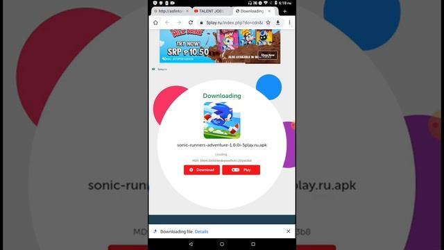 paano ma download ang sonic runner adventure part 1 смотреть онлайн