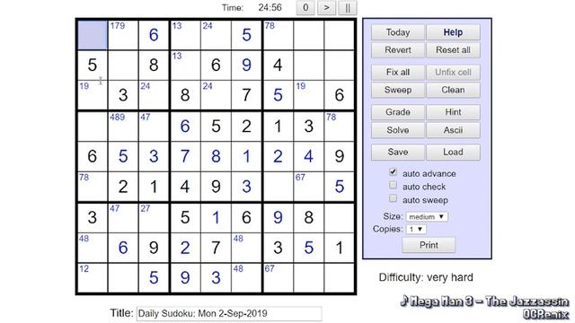 Let's Play Sudoku - 9/2/19 смотреть онлайн