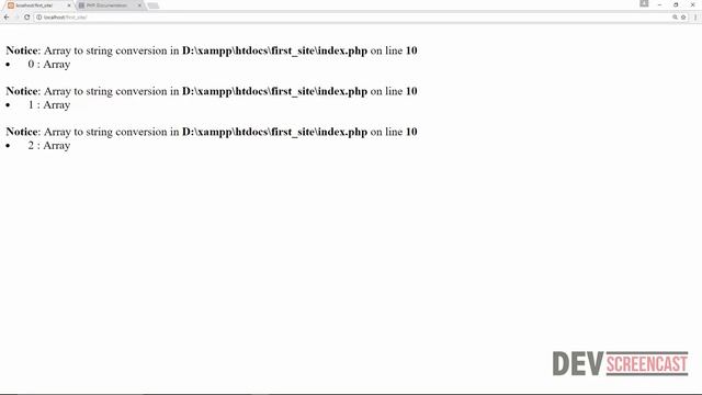 Working with Arrays in PHP смотреть онлайн