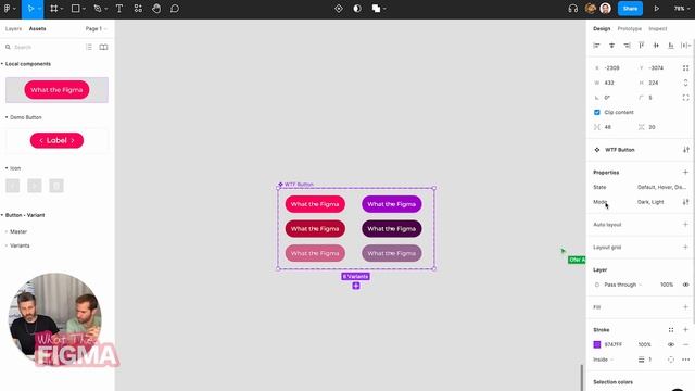What the Figma - חדש - קומפננטות - Components Properties Variants, Boolean смотреть онлайн