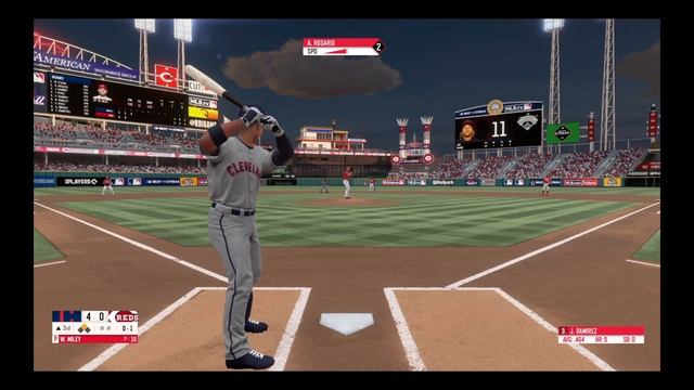 R.B.I. Baseball 21 regular season game #14, @ the Cincinnati Reds. смотреть онлайн