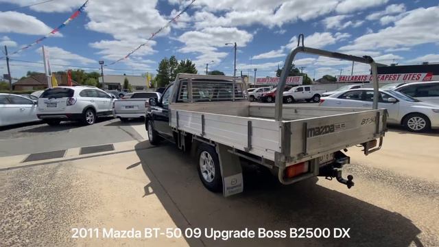 2011 Mazda BT-50 09 Upgrade Boss B2500 DX Black 5 Speed Manual Cab Chassis смотреть онлайн