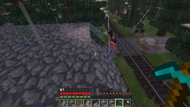 ВОСТАНОВИЛ ЗАБРОШЕННЫЙ ПЕРЕЕЗД! Работаю строителем на ЖД в Minecraft смотреть онлайн