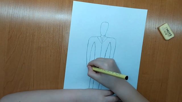 HOW TO DROW A SLENDER MAN(КАК НАРИСОВАТЬ СЛЕНДЕРМЭНА) смотреть онлайн