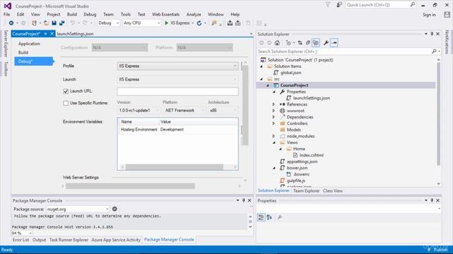 Learning ASP.NET x26 Configure LaunchSettings json Profile смотреть онлайн