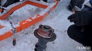 Внеплановый ремонт переднего моста трактора т40 ам.
