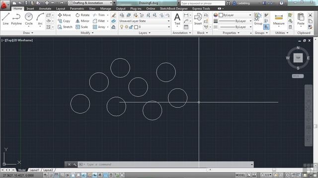AutoCAD 2013 Tutorial | Object Selection Part 1 | InfiniteSkills смотреть онлайн