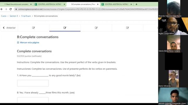 Inglés Corporativo-FECHA- 8-12-2022 TEMA: Since and For-Present Perfect (review) смотреть онлайн
