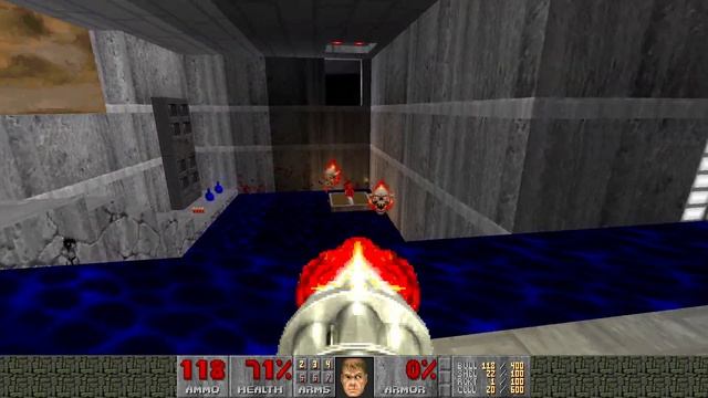 Doom 2: Focal Point by Chainie - UV MAX with a special challenge to not blow up barrels ! No talkin смотреть онлайн