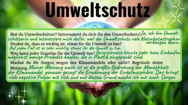 19 ВИДЕОУРОК. UMWELTSCHUTZ -ЗАЩИТА ОКРУЖАЮЩЕЙ СРЕДЫ #B1 #ирина_цырульникова #немецкий_язык #немецки