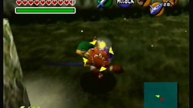 Legend of Zelda Ocarina of Time - Battling Skull Kid смотреть онлайн