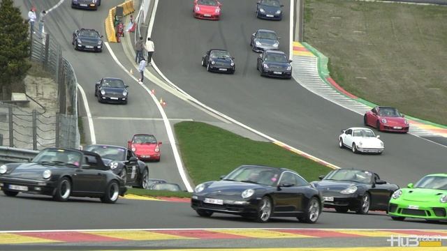 HUGE Porsche Parade for REAL Fans - Porsche Days Spa Francorchamps 2023 смотреть онлайн
