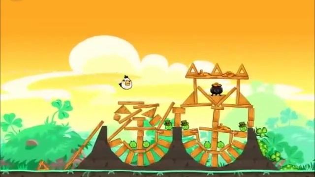 Official Angry Birds Seasons Walkthrough Go Green, Get Lucky 1-13 смотреть онлайн
