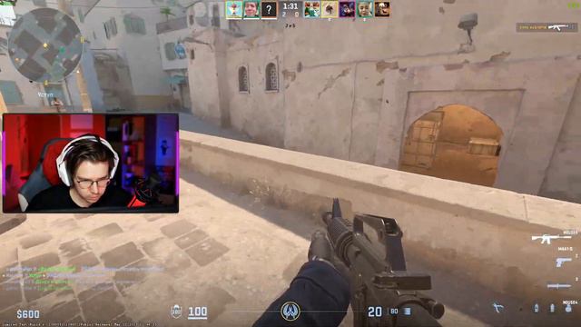 ВПЕРВЫЕ ИГРАЮ ММ В НОВОМ COUNTER-STRIKE (CS2) смотреть онлайн
