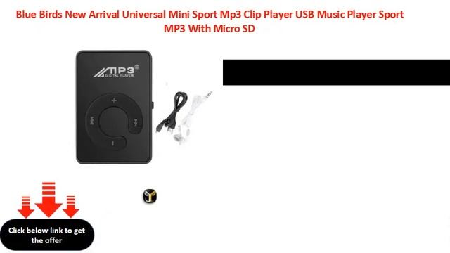 Blue Birds New Arrival Universal Mini Sport Mp3 Clip Player USB Music Player Sport MP3 With Micro S смотреть онлайн