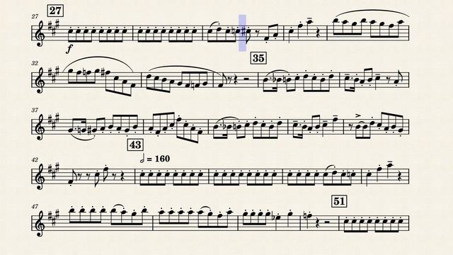 Rush E, Arr. for Alto Sax смотреть онлайн