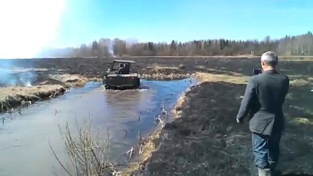 Самодельный вездеход на пневмоходу. смотреть онлайн