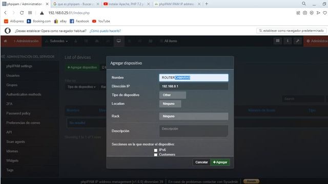Administración de Aplicación PHPIPAM смотреть онлайн