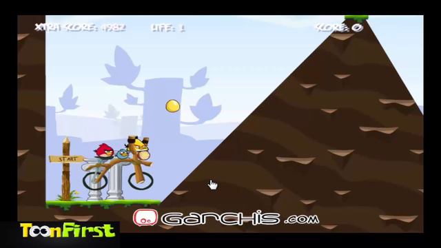 Angry Birds: Angry Birds Bike Revenge - Angry Birds Games смотреть онлайн
