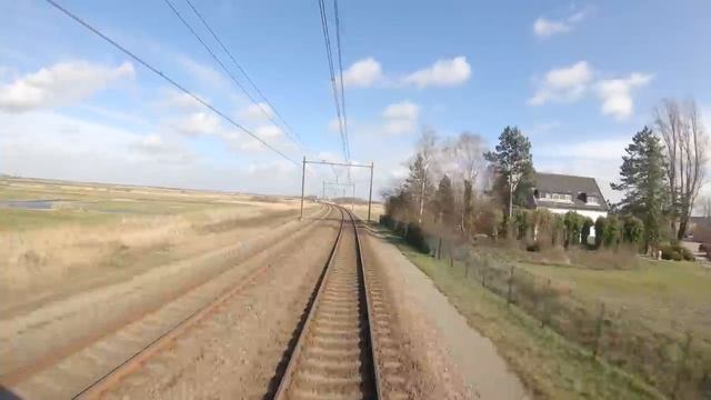 Train Cab Ride NL / Utrecht - Amsterdam - Enkhuizen / VIRM Intercity / March 2019