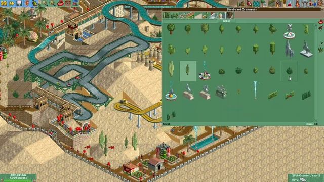 RollerCoaster Tycoon 2 || Scenery tutorial [Ep. 1]: Park blending смотреть онлайн