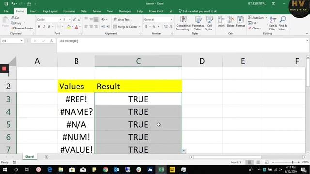 Excel Magic trick: How to remove error value in #Excel смотреть онлайн