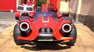 Крутая тачка застряла в песке | Дима и Машинки