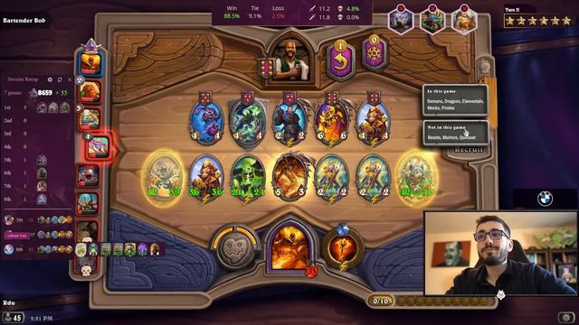NO POISON=STATS ARE KING👑| Rdu Hearthstone Battlegrounds смотреть онлайн