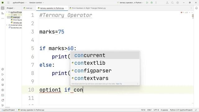 Why Ternary Operator ? | Another Version of If-Else Conditional Statements in Python | Code Marathi смотреть онлайн