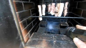 Как устроена моя кирпичная коптильня(обзор)