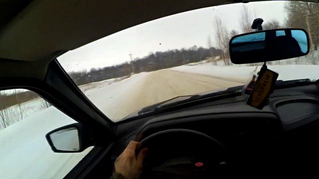 ПОКАТУШКИ НА ВАЗ 2114 ОТ ПЕРВОГО ЛИЦА, Вид с салона четырки. смотреть онлайн