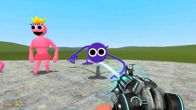 GARTEN OF BANBAN FAMILY VS RAINBOW FRIENDS FAMILY In Garry's Mod! смотреть онлайн