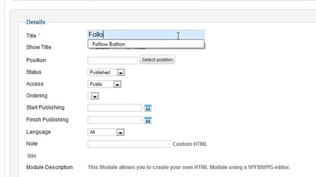 Follow Social Button Widget on the New Module Position Joomla смотреть онлайн