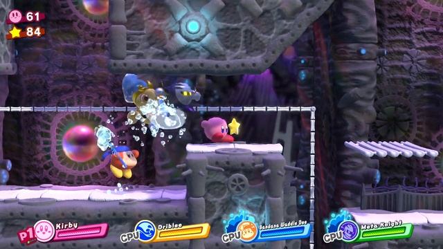 Kirby Star Allies - Gameplay Walkthrough Part 5 - Flamberge & Zan Boss (Full Game) Switch смотреть онлайн