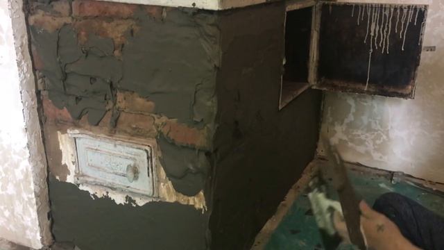 Оформление рабочей печи под ДИКИЙ ИЛИ ДЕКОРАТИВНЫЙ КАМЕНЬ,КЛЕЙ+МОРИЛКА смотреть онлайн