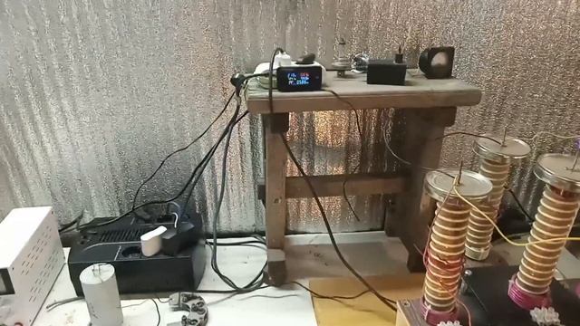 Снятие энергии с катушок Тесла (генератор эфира) смотреть онлайн