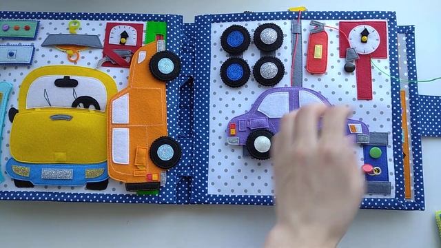 Развивающая книжка №27 Developing book.Quiet book. смотреть онлайн