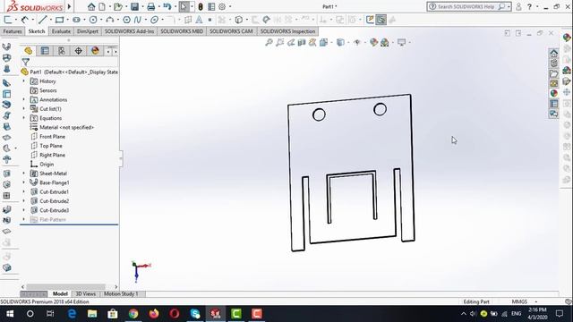 Solidworks: Sheet Metal (10) – Sketched Bend смотреть онлайн