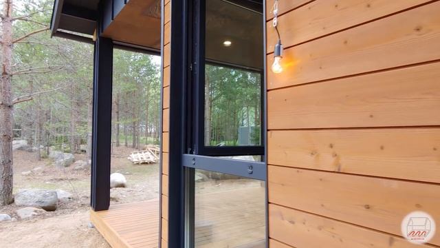 Уютный дом 5*14 с одной спальней | Каркасный дом для двоих 58 м2 смотреть онлайн