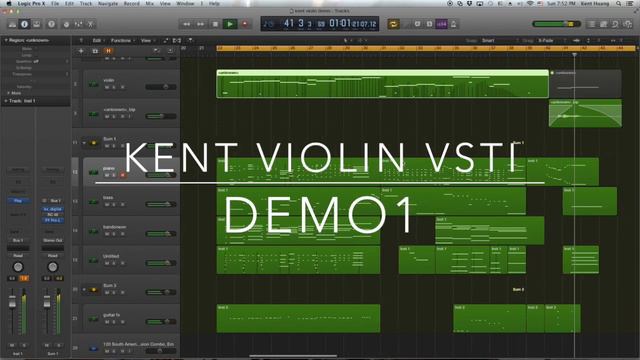 Kent Violin VSTi Demonstration