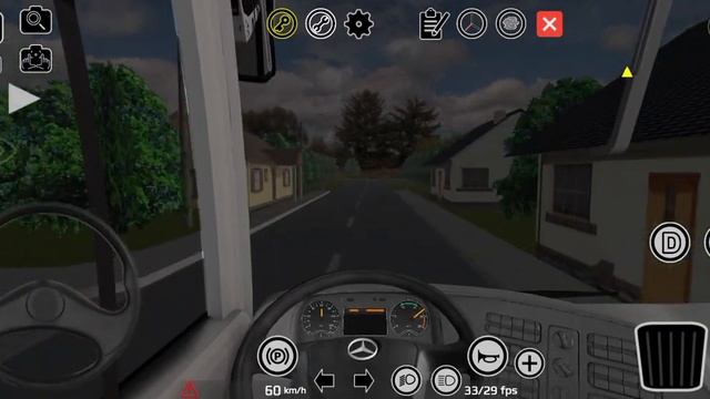 поездка на автобусе Mercedes в Proton Bus Simulator