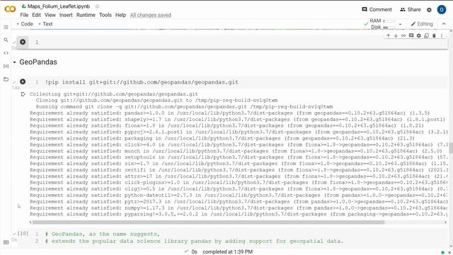 Interactive Maps in Python on COLAB + FOLIUM & GEOPANDAS смотреть онлайн