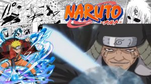 Орочимару против 3 ХокагеСарутоби Хирузен  Наруто и Саске против Гаарыв режиме однохвостого