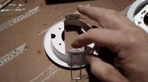 Установка потолочного светильника, доработка креплений