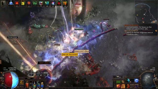 Path of Exile 3.15 - Herald of Thunder Elementalist Autobomber Juiced Tropical Island смотреть онлайн
