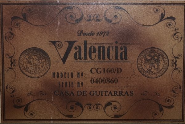 Гитара Valencia CG160D - Вальс Лауро.