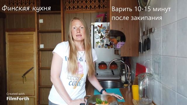 Финская кухня. Суп на молоке.