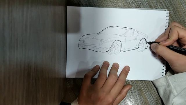учимся рисовать ford mustang как у Влада А4 смотреть онлайн