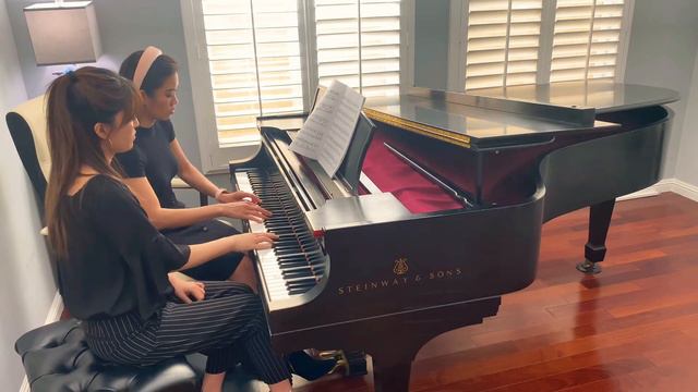Jesu, Joy of Man’s Desiring/ Amazing Grace by JS Bach, Newton, and Excell | Cara Xu PIANO DUO смотреть онлайн