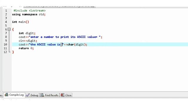 Program to prints symbols for ASCII CODE смотреть онлайн